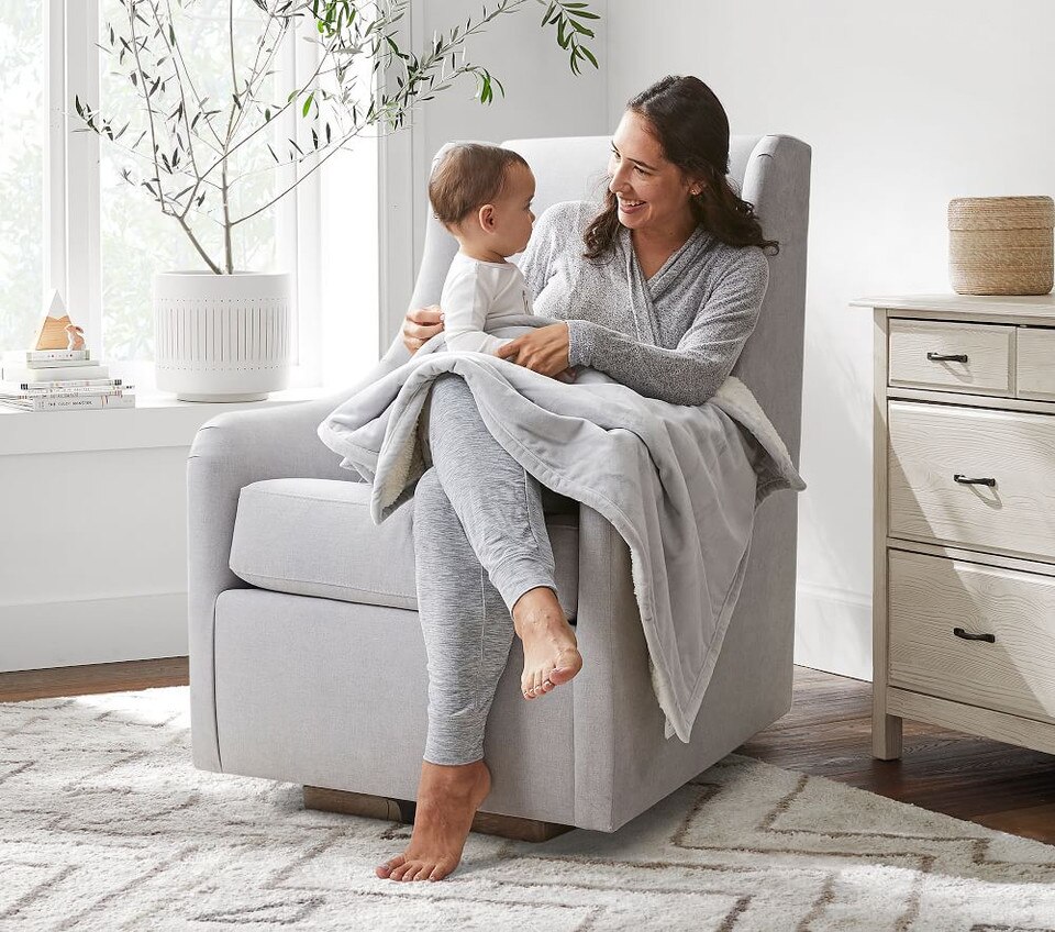 Merced Glider and Ottoman Pottery Barn Kids Australia